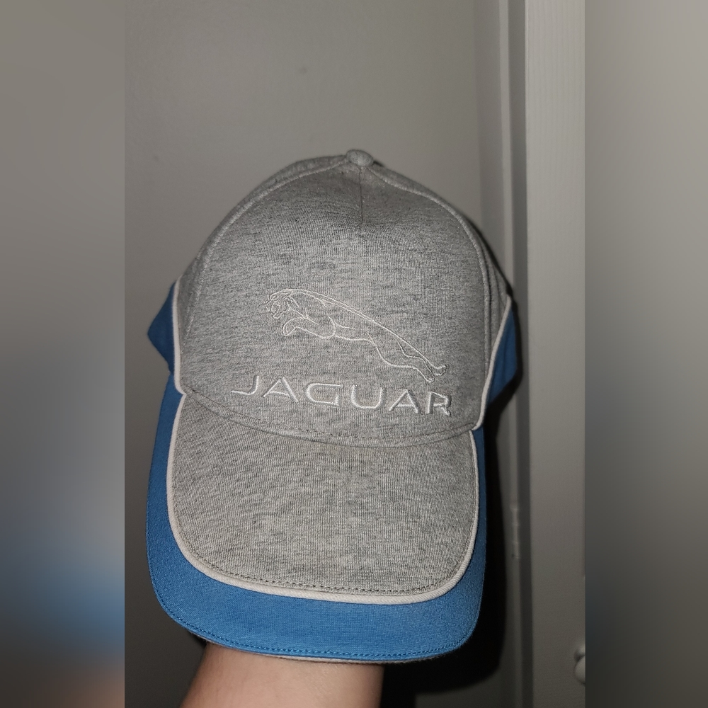 Jaguar Luxury Car Adjustable Strap Gray/Blue Hat
